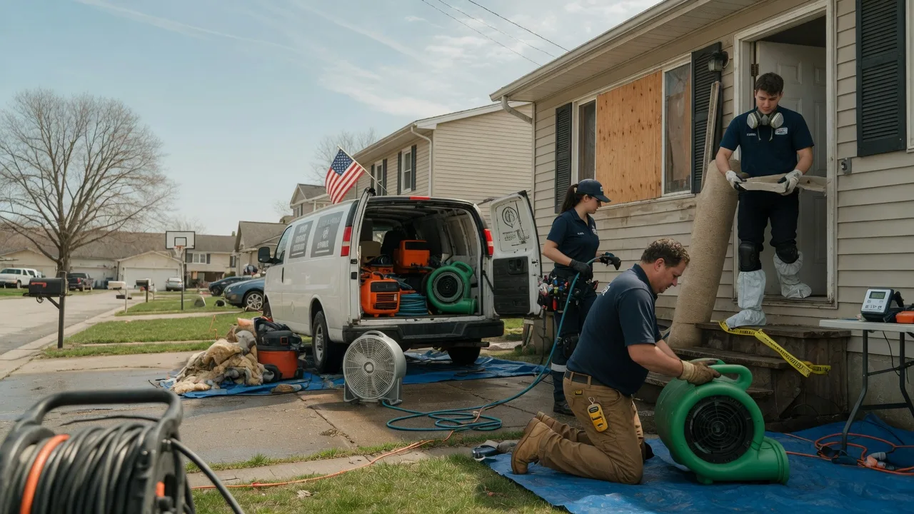 Water Damage Restoration in Brookpark, OH near me